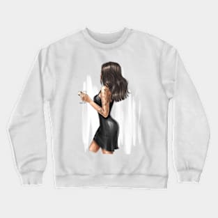 Little Black Dress Crewneck Sweatshirt